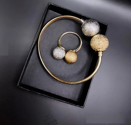 Dual Style Gold-Tone Jewelry Set TrendyZone